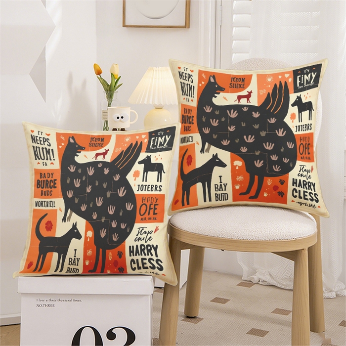 91家纺网 家纺一手货源 找家纺 合纵跨境工厂 2025新款一件定制跨境抱枕套代发shein亚马逊速卖通24小时内发货磨毛水晶绒材质-卡通主题抱枕套 1XM58261018