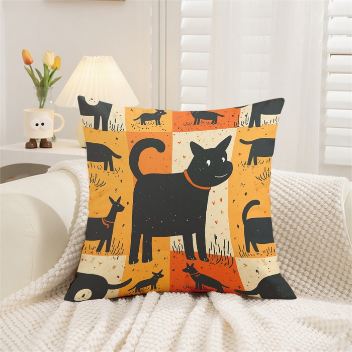 合纵跨境工厂 2025新款一件定制跨境抱枕套代发shein亚马逊速卖通24小时内发货磨毛水晶绒材质-卡通主题抱枕套 1XM58261021