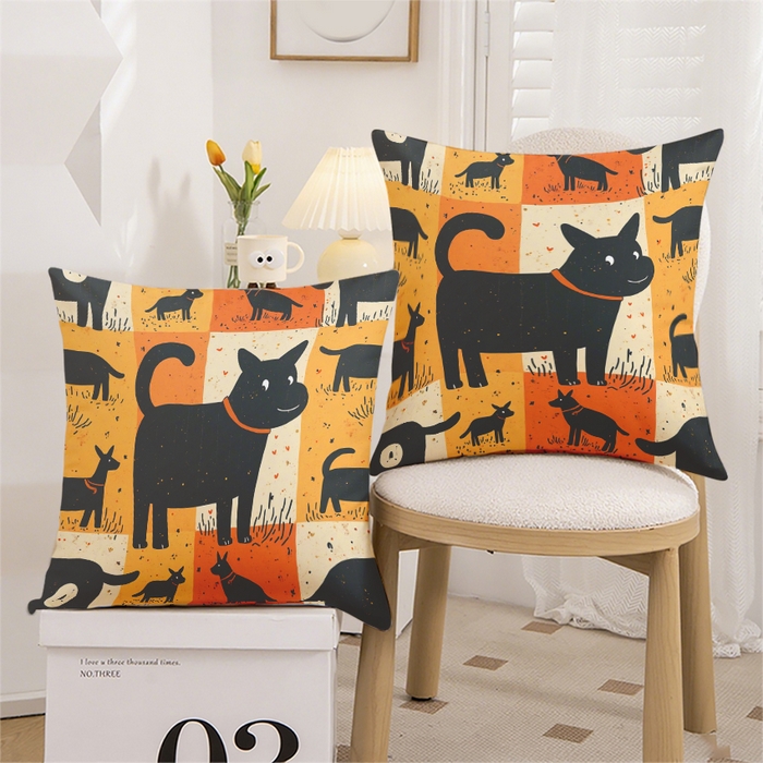 91家纺网 家纺一手货源 找家纺 合纵跨境工厂 2025新款一件定制跨境抱枕套代发shein亚马逊速卖通24小时内发货磨毛水晶绒材质-卡通主题抱枕套 1XM58261021