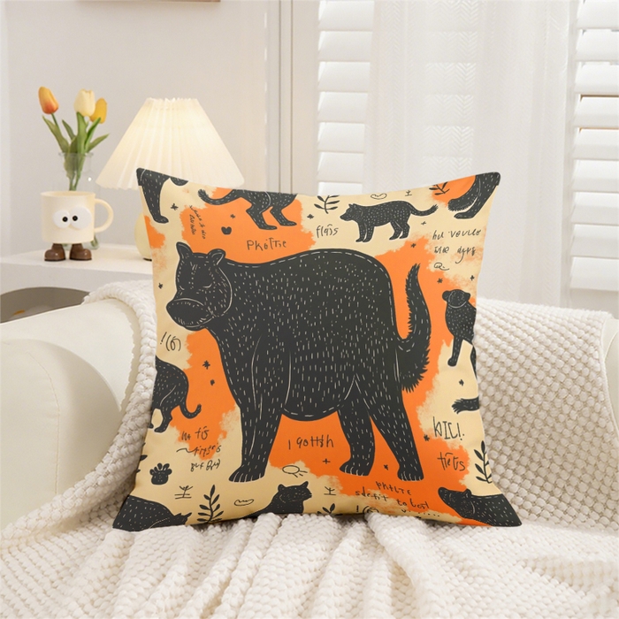 合纵跨境工厂 2025新款一件定制跨境抱枕套代发shein亚马逊速卖通24小时内发货磨毛水晶绒材质-卡通主题抱枕套 1XM58261029