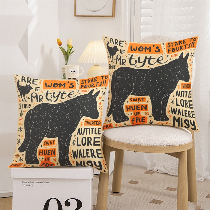 91家纺网 家纺一手货源 找家纺 合纵跨境工厂 2025新款一件定制跨境抱枕套代发shein亚马逊速卖通24小时内发货磨毛水晶绒材质-卡通主题抱枕套 1XM58261033