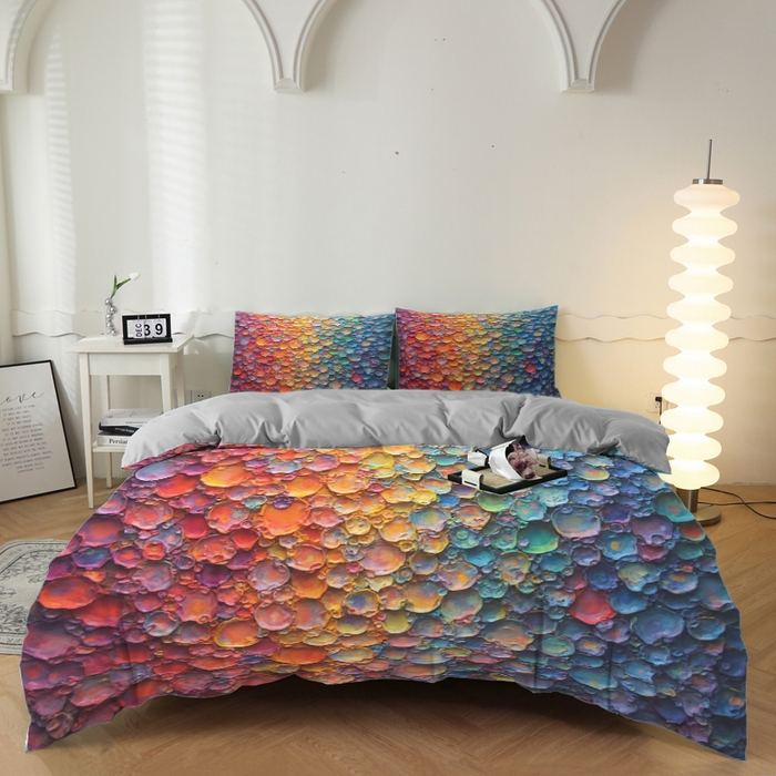 91家纺网 家纺一手货源 找家纺 （总）合纵跨境工厂 2025新款一件定制跨境磨毛单被套被套三件套希音集采亚马逊速卖通24小时内发货-花卉主题一被套三件套