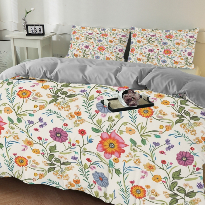 91家纺网 家纺一手货源 找家纺 合纵跨境工厂 2025新款一件定制跨境磨毛单被套被套三件套希音集采亚马逊速卖通24小时内发货-花卉主题一被套三件套 1XAH581910008