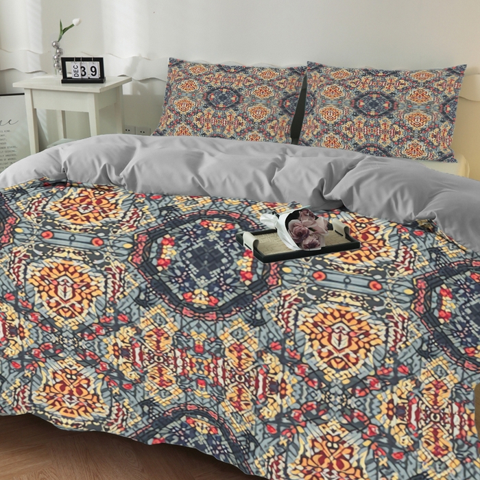 91家纺网 家纺一手货源 找家纺 合纵跨境工厂 2025新款一件定制跨境磨毛单被套被套三件套希音集采亚马逊速卖通24小时内发货-花卉主题一被套三件套 1XAH581910012