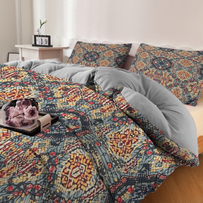 91家纺网 家纺一手货源 找家纺 合纵跨境工厂 2025新款一件定制跨境磨毛单被套被套三件套希音集采亚马逊速卖通24小时内发货-花卉主题一被套三件套 1XAH581910012