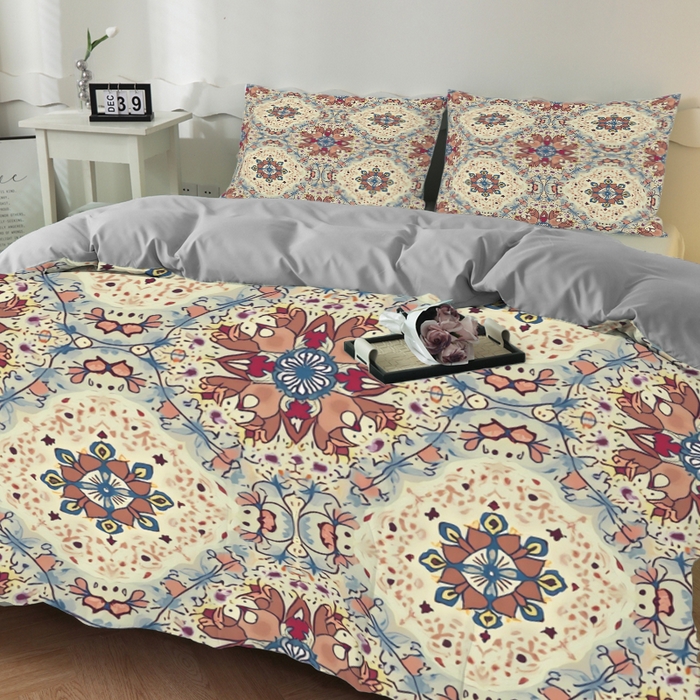 91家纺网 家纺一手货源 找家纺 合纵跨境工厂 2025新款一件定制跨境磨毛单被套被套三件套希音集采亚马逊速卖通24小时内发货-花卉主题一被套三件套 1XAH581910015