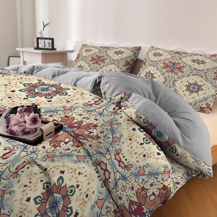 91家纺网 家纺一手货源 找家纺 合纵跨境工厂 2025新款一件定制跨境磨毛单被套被套三件套希音集采亚马逊速卖通24小时内发货-花卉主题一被套三件套 1XAH581910015