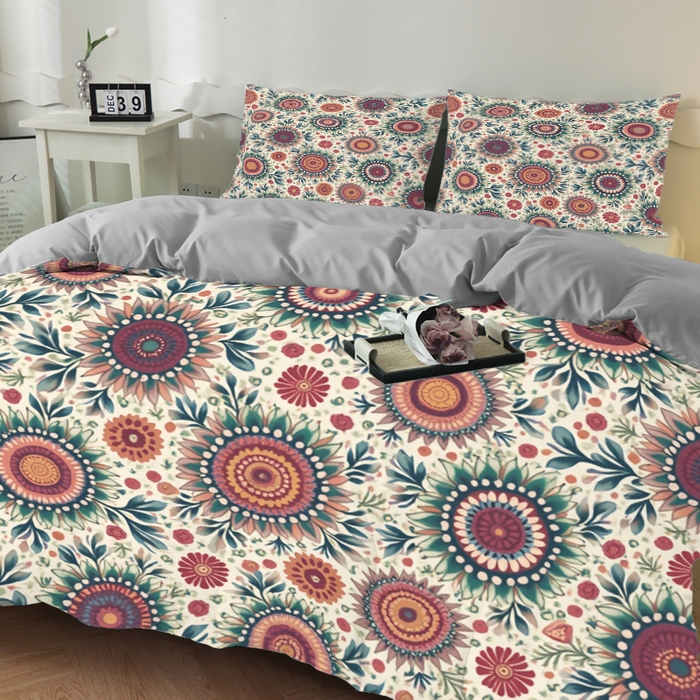 91家纺网 家纺一手货源 找家纺 合纵跨境工厂 2025新款一件定制跨境磨毛单被套被套三件套希音集采亚马逊速卖通24小时内发货-花卉主题一被套三件套 1XAH581910020