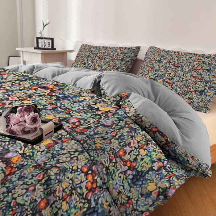 91家纺网 家纺一手货源 找家纺 合纵跨境工厂 2025新款一件定制跨境磨毛单被套被套三件套希音集采亚马逊速卖通24小时内发货-花卉主题一被套三件套 1XAH581910029