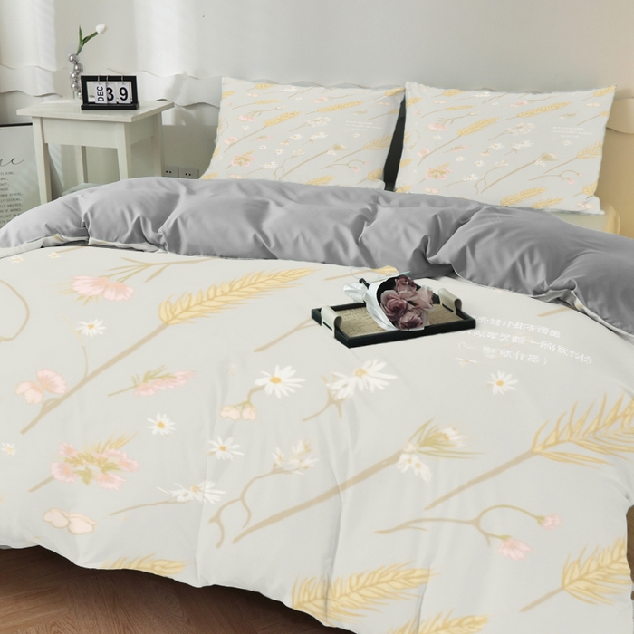 91家纺网 家纺一手货源 找家纺 合纵跨境工厂 2025新款一件定制跨境磨毛单被套被套三件套希音集采亚马逊速卖通24小时内发货-花卉主题二被套三件套 1XAH581930002
