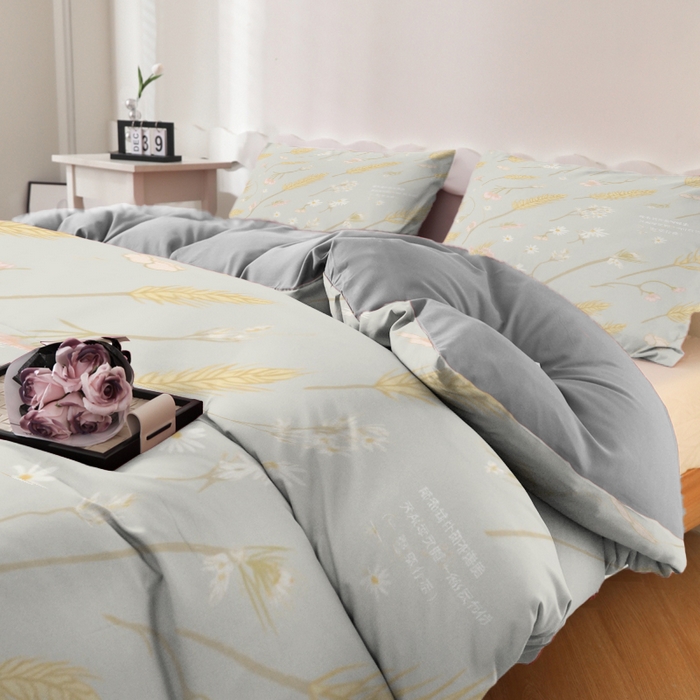 91家纺网 家纺一手货源 找家纺 合纵跨境工厂 2025新款一件定制跨境磨毛单被套被套三件套希音集采亚马逊速卖通24小时内发货-花卉主题二被套三件套 1XAH581930002
