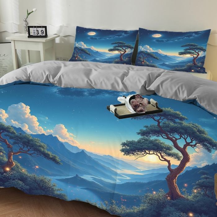 91家纺网 家纺一手货源 找家纺 合纵跨境工厂 2025新款一件定制跨境磨毛单被套被套三件套希音集采亚马逊速卖通24小时内发货-花卉主题二被套三件套 1XAH581930003