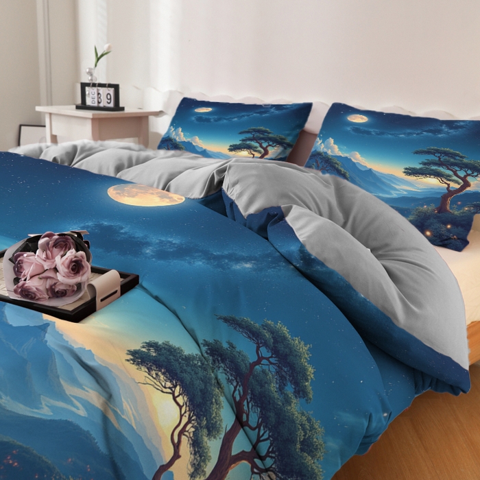 91家纺网 家纺一手货源 找家纺 合纵跨境工厂 2025新款一件定制跨境磨毛单被套被套三件套希音集采亚马逊速卖通24小时内发货-花卉主题二被套三件套 1XAH581930003