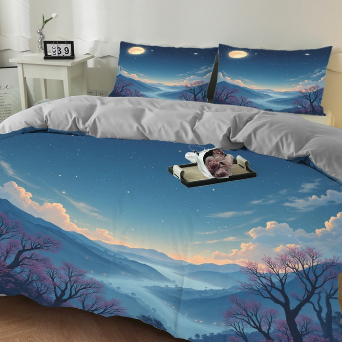 91家纺网 家纺一手货源 找家纺 合纵跨境工厂 2025新款一件定制跨境磨毛单被套被套三件套希音集采亚马逊速卖通24小时内发货-花卉主题二被套三件套 1XAH581930004