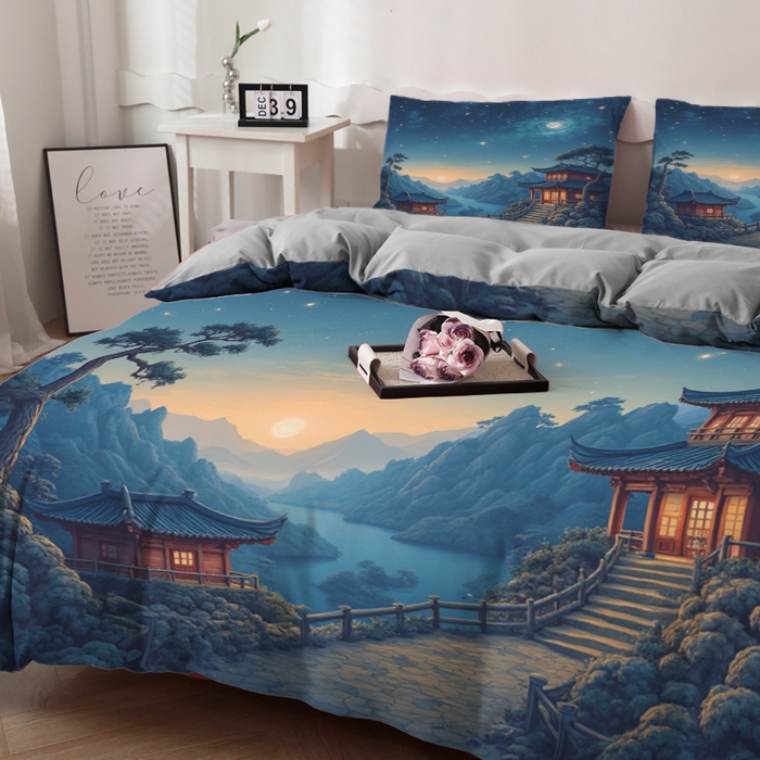 91家纺网 家纺一手货源 找家纺 合纵跨境工厂 2025新款一件定制跨境磨毛单被套被套三件套希音集采亚马逊速卖通24小时内发货-花卉主题二被套三件套 1XAH581930006