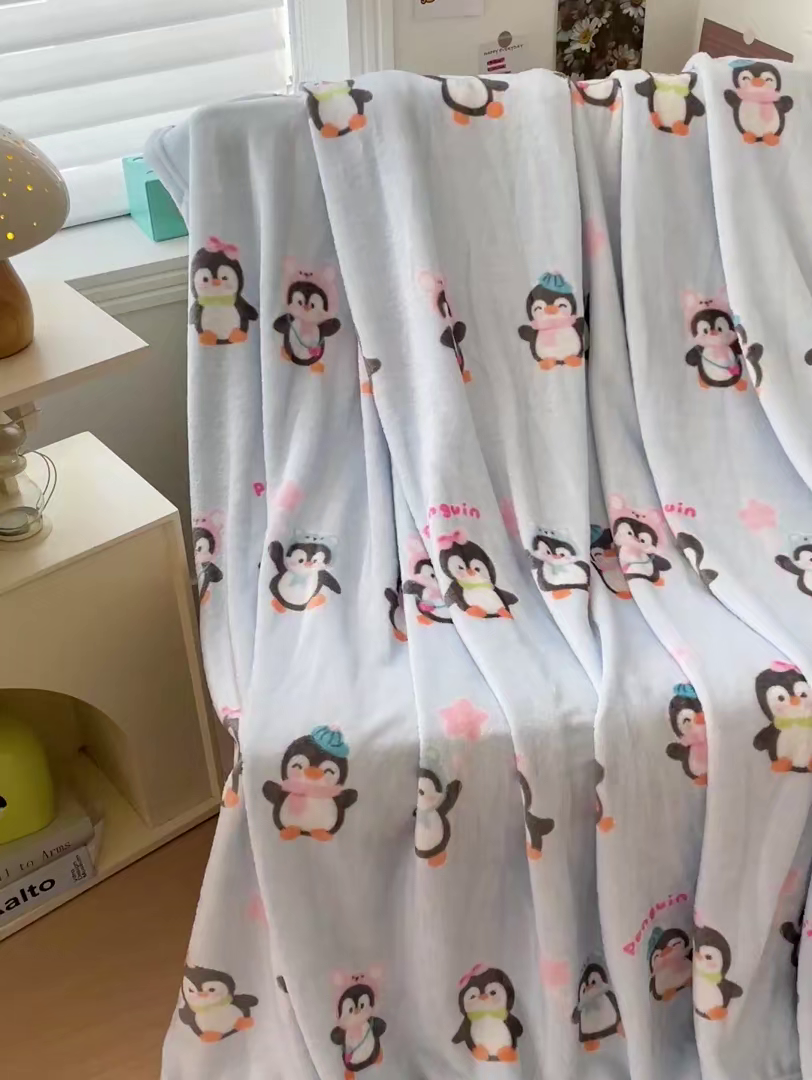 91家纺网 家纺一手货源 找家纺 （总）Mata蔓塔家 2025新款四季款双面印花牛奶绒午休毯毛毯毯子空调毯