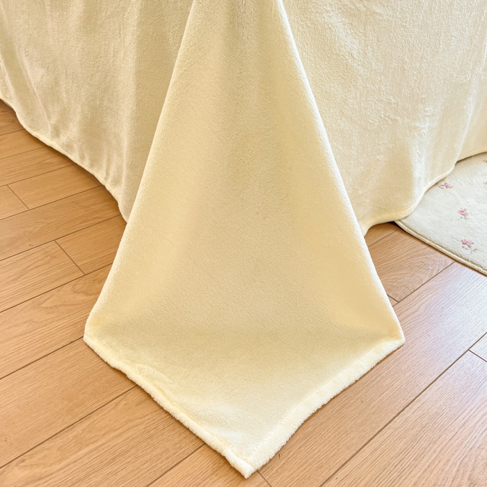 91家纺网 家纺一手货源 找家纺 贝扬思家纺 2025新款软fufu加厚保暖可爱系简约牛奶绒套件系列（小红书推荐）（提供买家秀） 茉莉小象