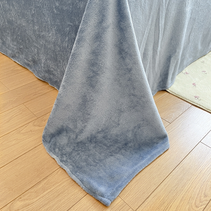 91家纺网 家纺一手货源 找家纺 贝扬思家纺 2025新款软fufu加厚保暖可爱系简约牛奶绒套件系列（小红书推荐）（提供买家秀） 蓝格英伦熊