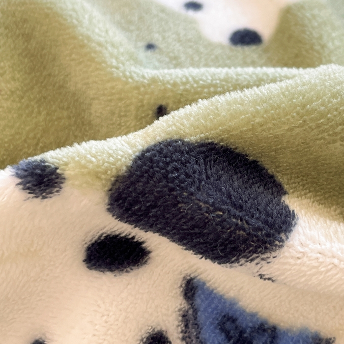 91家纺网 家纺一手货源 找家纺 贝扬思家纺 2025新款软fufu加厚保暖可爱系简约牛奶绒套件系列（小红书推荐）（提供买家秀） 抹茶绿狗