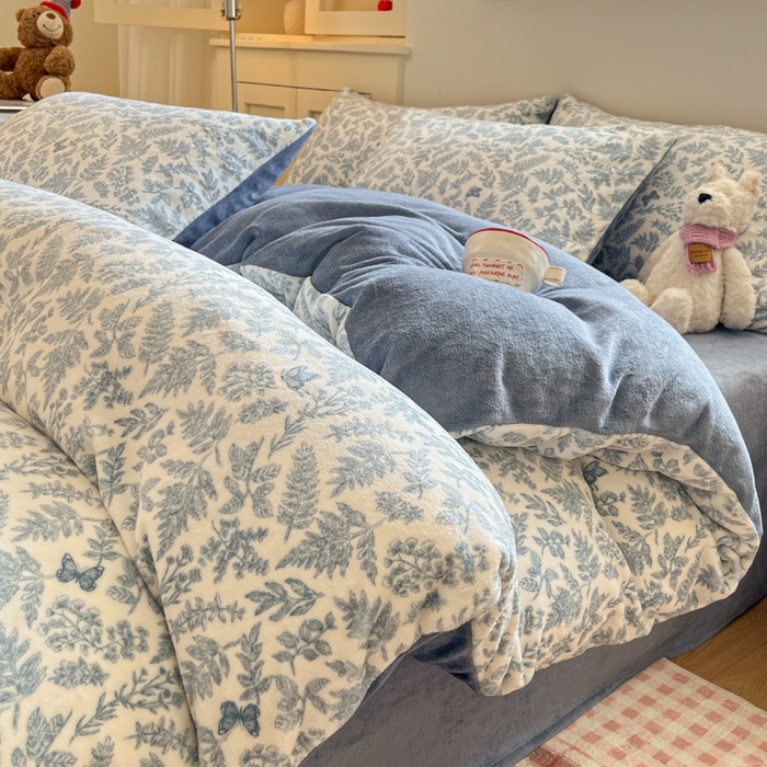 91家纺网 家纺一手货源 找家纺 贝扬思家纺 2025新款软fufu加厚保暖可爱系简约牛奶绒套件系列（小红书推荐）（提供买家秀） 风沙沙