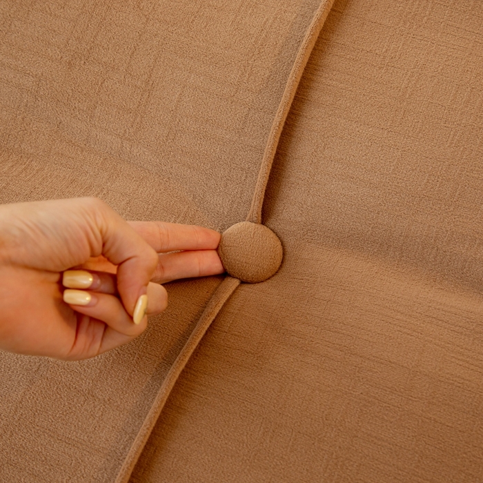 91家纺网 家纺一手货源 找家纺 沐沐家纺 2026新款德芙绒靠背咖色