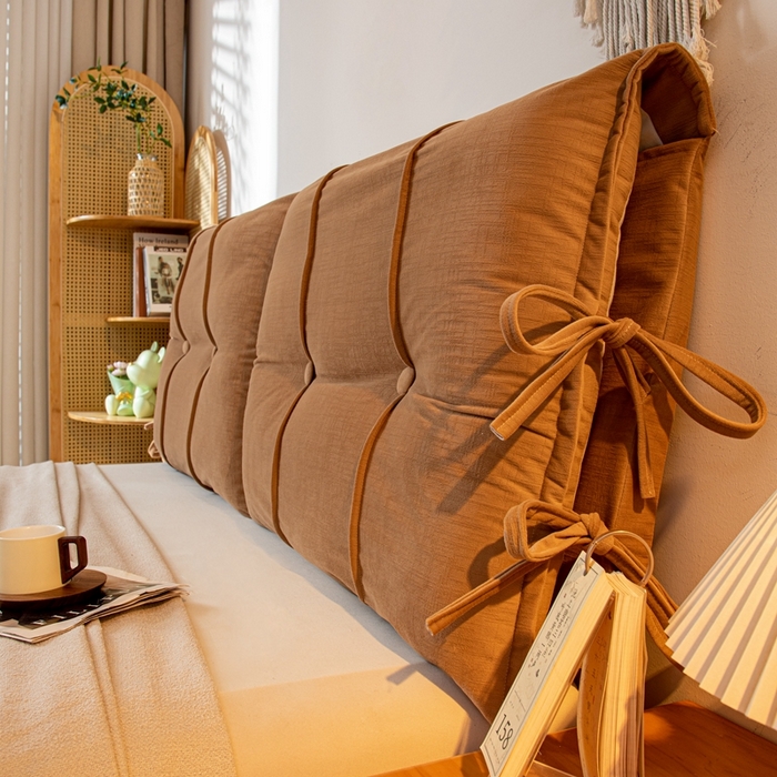 91家纺网 家纺一手货源 找家纺 沐沐家纺 2026新款德芙绒靠背咖色