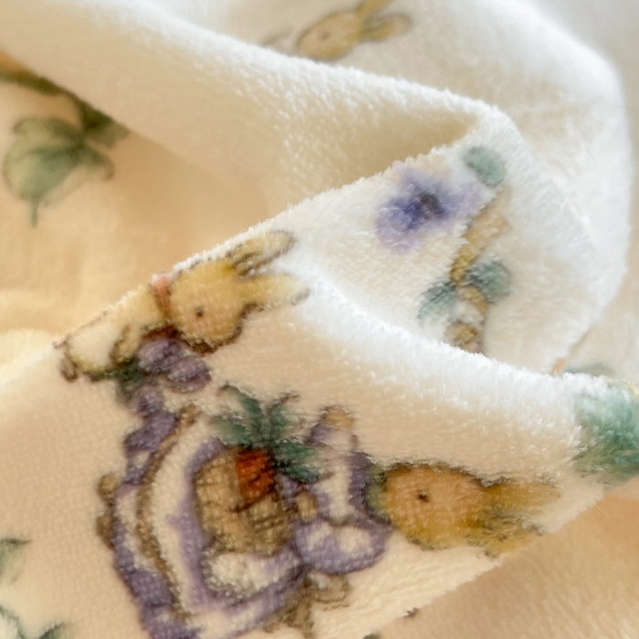 91家纺网 家纺一手货源 找家纺 贝扬思家纺 2025新款软fufu加厚保暖可爱系简约牛奶绒套件系列（小红书推荐）（提供买家秀） 小兔幻境