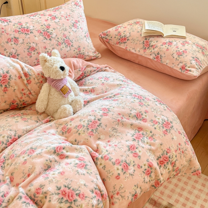 91家纺网 家纺一手货源 找家纺 贝扬思家纺 2025新款软fufu加厚保暖可爱系简约牛奶绒套件系列（小红书推荐）（提供买家秀） 星辰闪烁