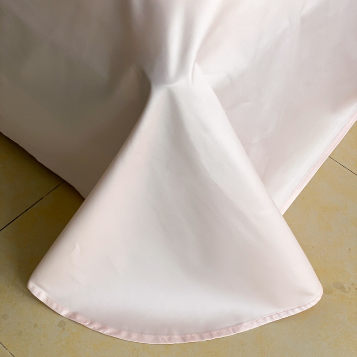 91家纺网 家纺一手货源 找家纺 （总）云栖家居 2025新款纯棉全棉法式高支数码印花长绒棉四件套-墨蝶