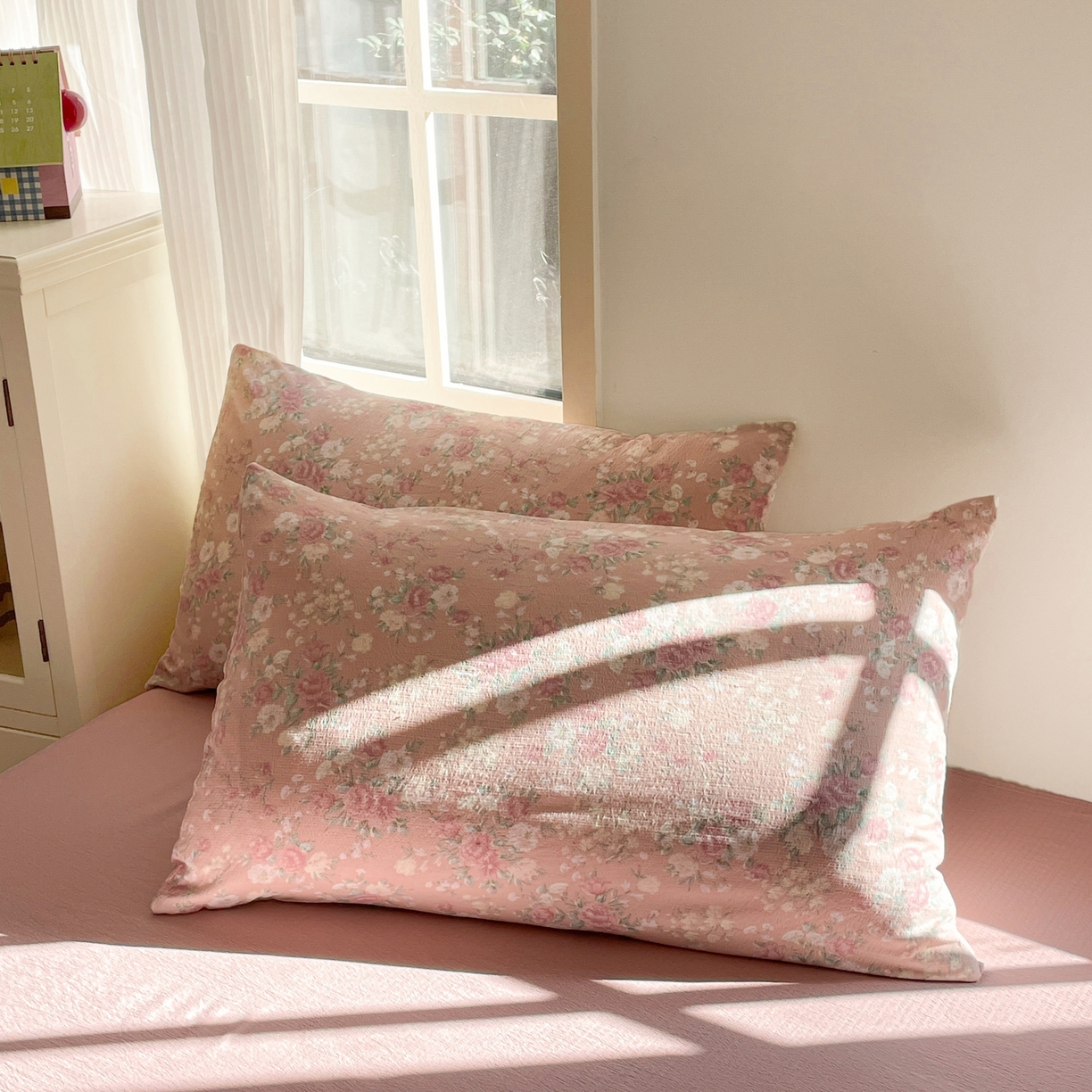 91家纺网 家纺一手货源 找家纺 铺尚美家纺 2025新款云感提花双层纱系列 爱如星辰