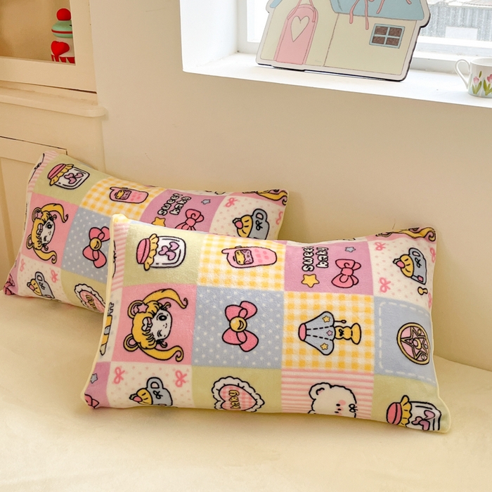 91家纺网 家纺一手货源 找家纺 贝扬思家纺 2025新款软fufu加厚保暖可爱系简约牛奶绒套件系列（小红书推荐）（提供买家秀） 少女心