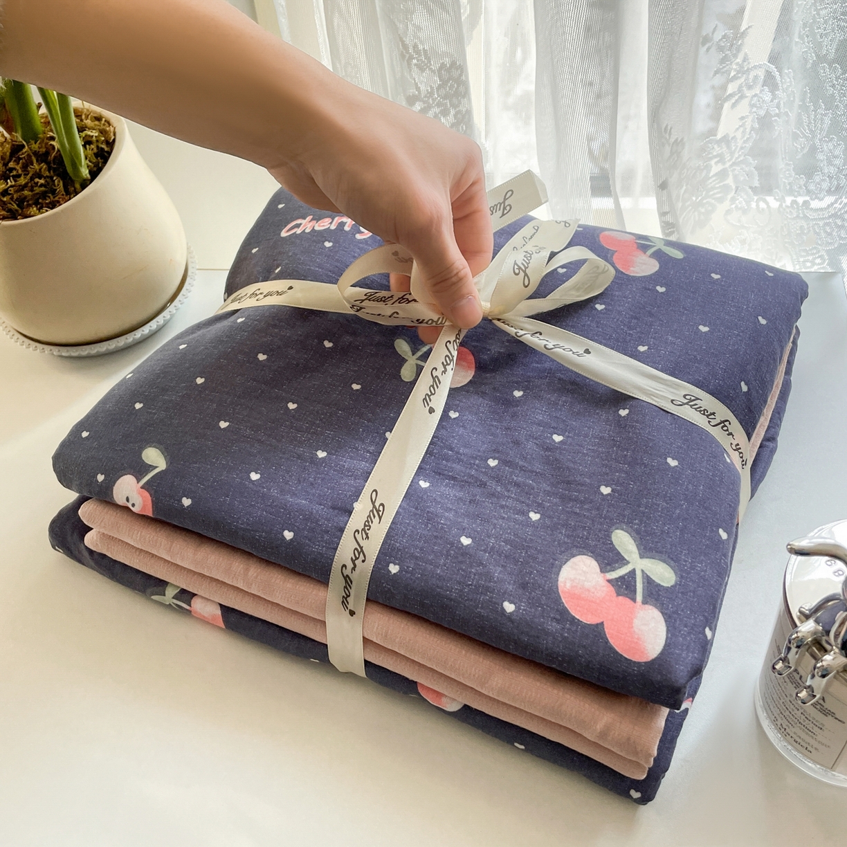 91家纺网 家纺一手货源 找家纺 铺尚美家纺 2025新款云感提花双层纱系列 大吉大厘