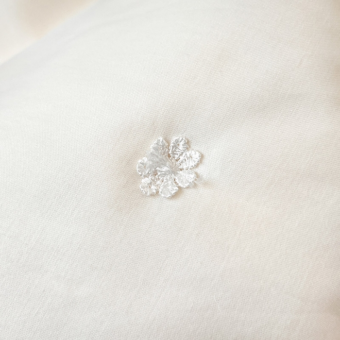 91家纺网 家纺一手货源 找家纺 紫乐 2025新款60支全棉长绒棉绣花蚕丝被纯棉春秋被加厚保暖冬被 奶油白