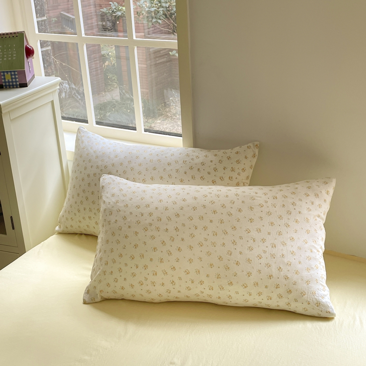 91家纺网 家纺一手货源 找家纺 铺尚美家纺 2025新款云感提花双层纱系列 橘子海