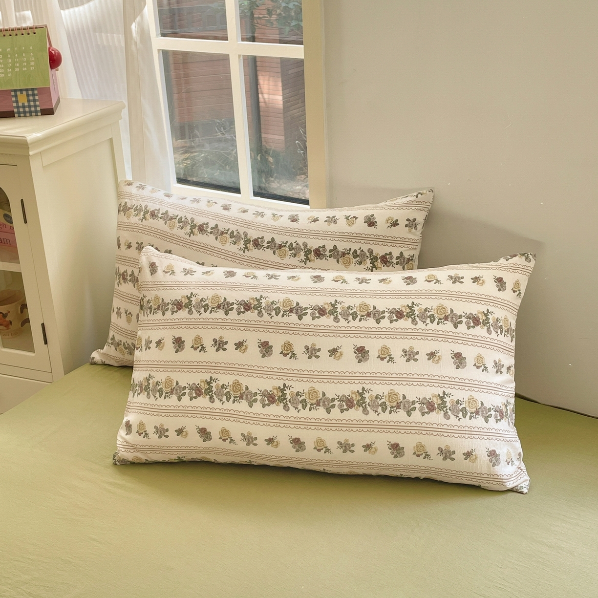 91家纺网 家纺一手货源 找家纺 铺尚美家纺 2025新款云感提花双层纱系列 玫瑰哒