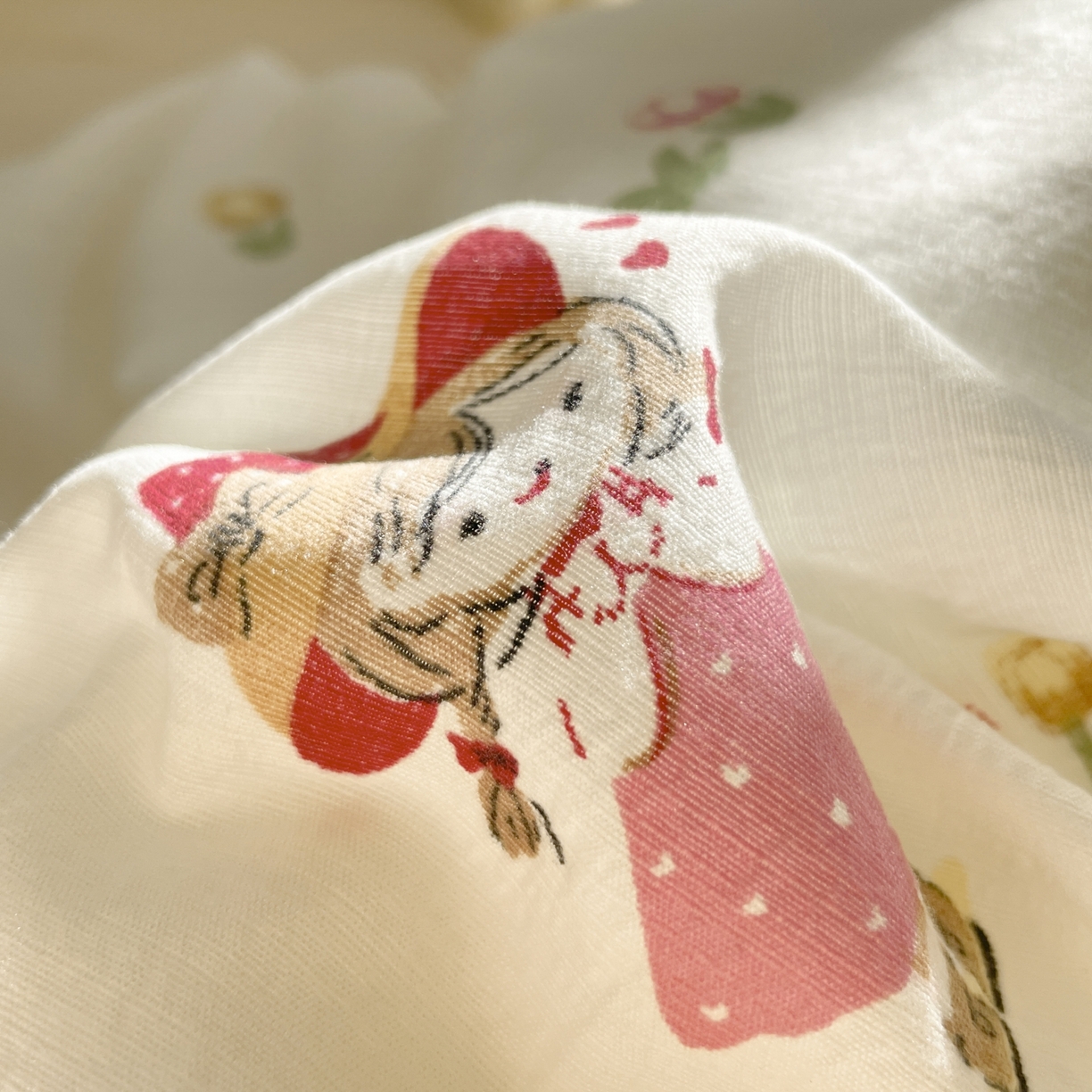 91家纺网 家纺一手货源 找家纺 铺尚美家纺 2025新款云感提花双层纱系列 蜜糖之恋