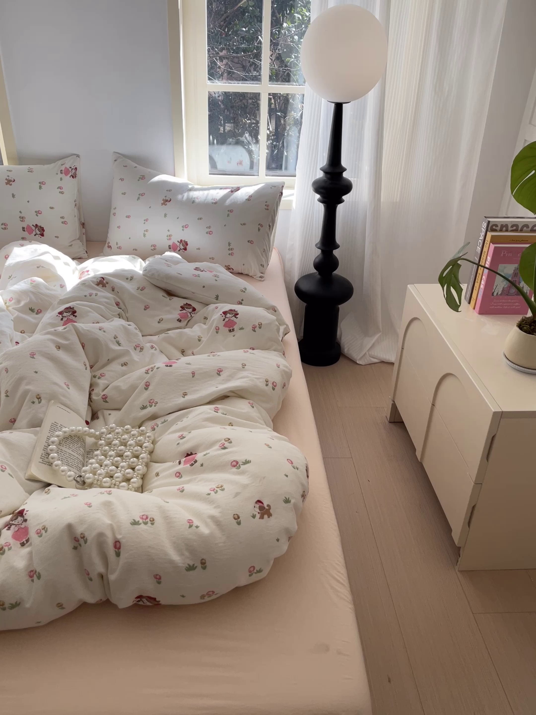 91家纺网 家纺一手货源 找家纺 铺尚美家纺 2025新款云感提花双层纱系列 蜜糖之恋