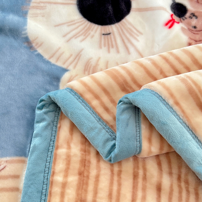 91家纺网 家纺一手货源 找家纺 凯轩毛毯网销专供 2025新款双层学生云毯毛毯保暖毯 西高地