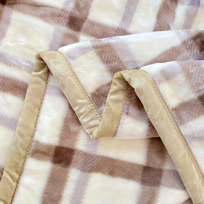 91家纺网 家纺一手货源 找家纺 凯轩毛毯网销专供 2025新款双层学生云毯毛毯保暖毯 格洛米