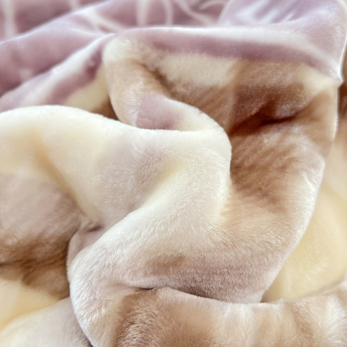 91家纺网 家纺一手货源 找家纺 凯轩毛毯网销专供 2025新款双层学生云毯毛毯保暖毯 格洛米