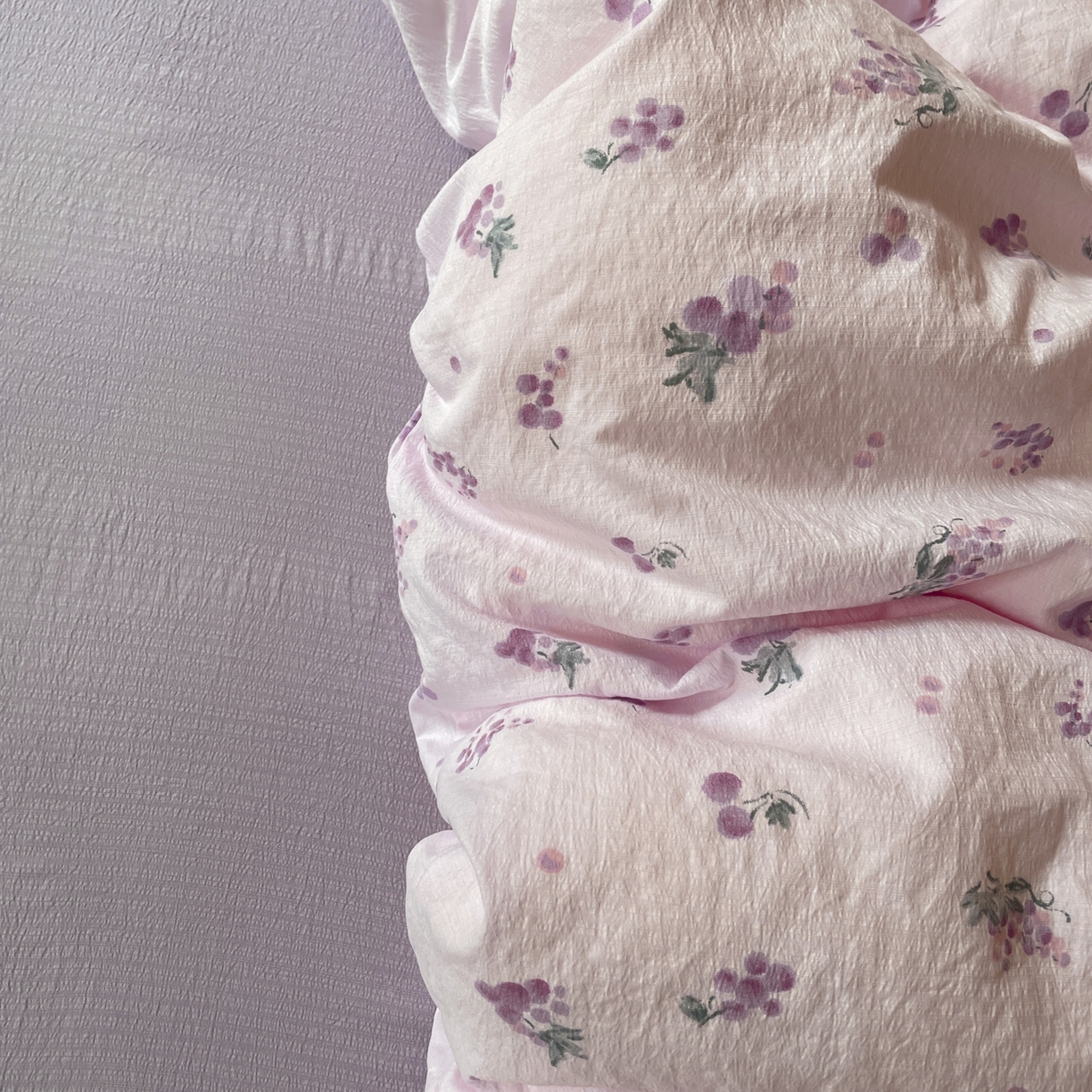 91家纺网 家纺一手货源 找家纺 铺尚美家纺 2025新款云感提花双层纱系列 葡萄七分甜