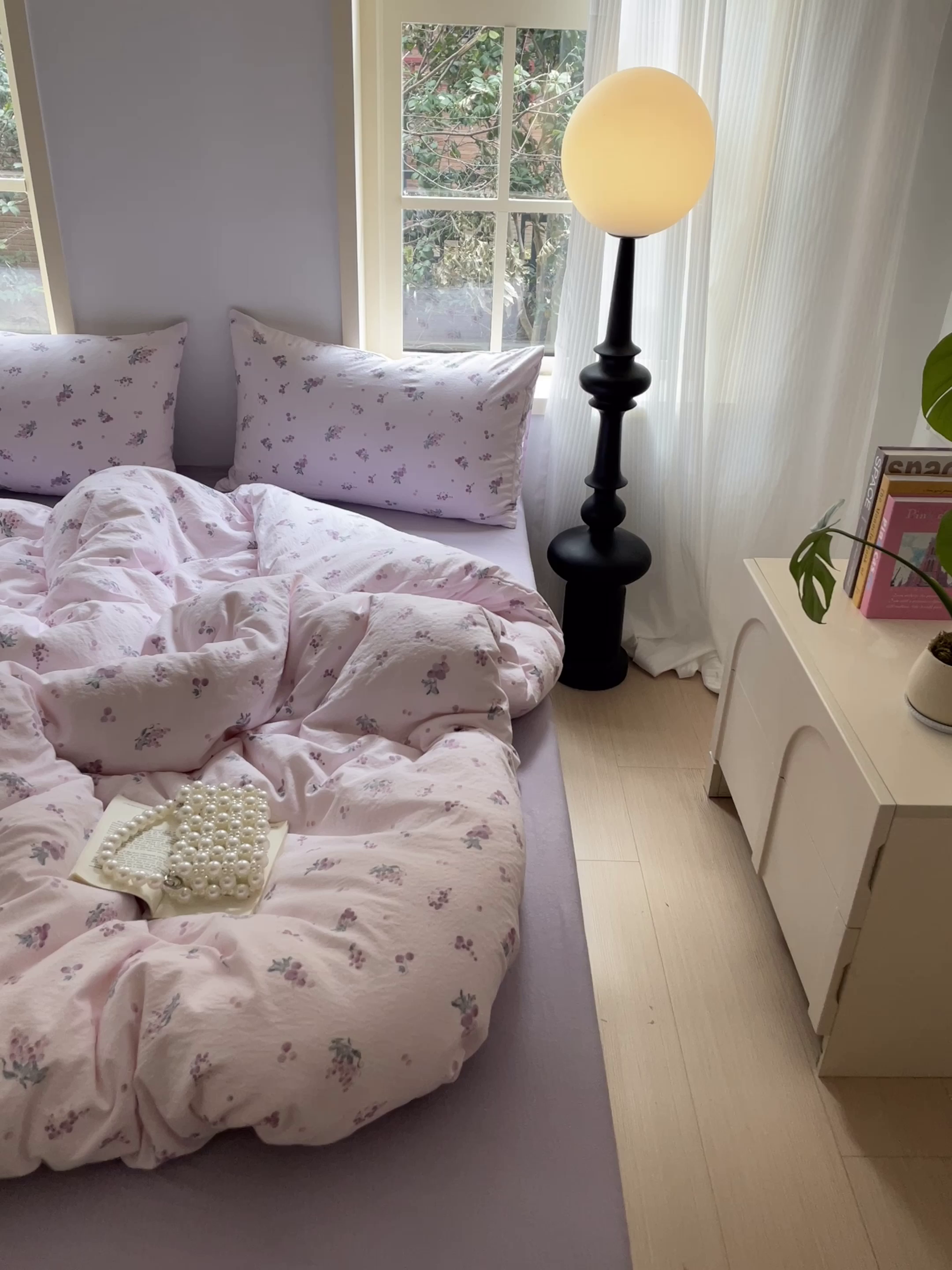 91家纺网 家纺一手货源 找家纺 铺尚美家纺 2025新款云感提花双层纱系列 葡萄七分甜