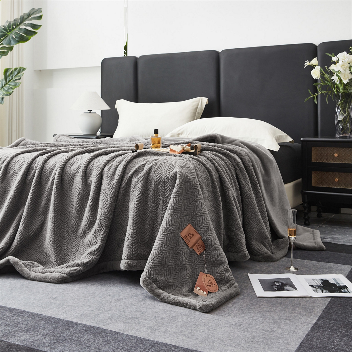 91家纺网 家纺一手货源 找家纺 （总）凯轩毛毯网销专供 2025新款仿羔羊绒毯毛毯婚庆毯保暖毯子