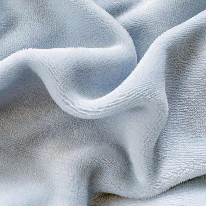 91家纺网 家纺一手货源 找家纺 美洲琳 2025新款高克重牛奶绒绣花四件套 手捧花-浅蓝