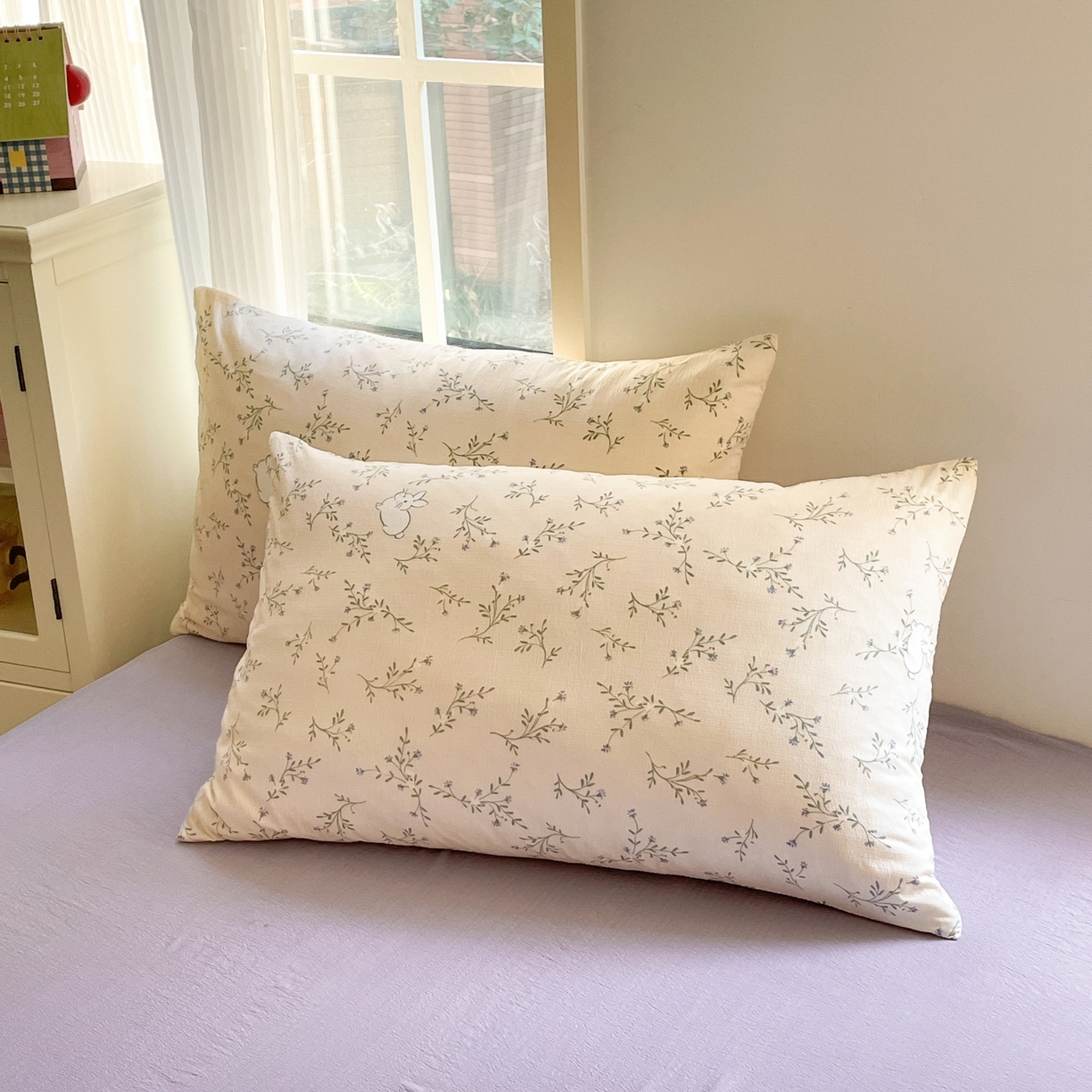 91家纺网 家纺一手货源 找家纺 铺尚美家纺 2025新款云感提花双层纱系列 森田野园