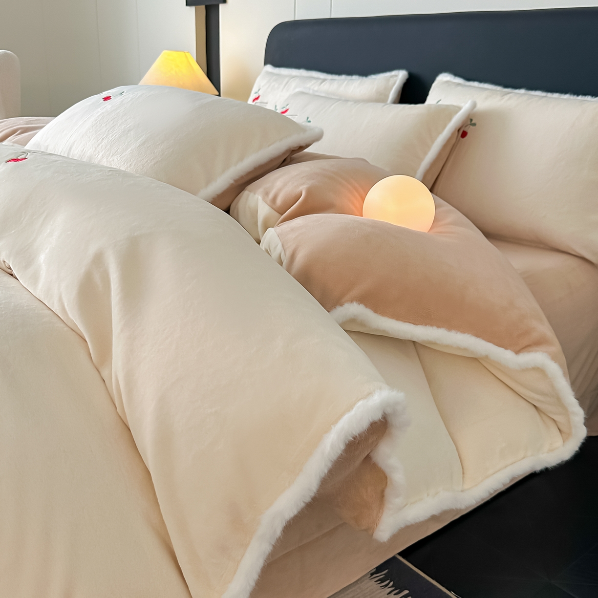 91家纺网 家纺一手货源 找家纺 （总）梓之赫 2025新款A类高密度雪貂绒四件套