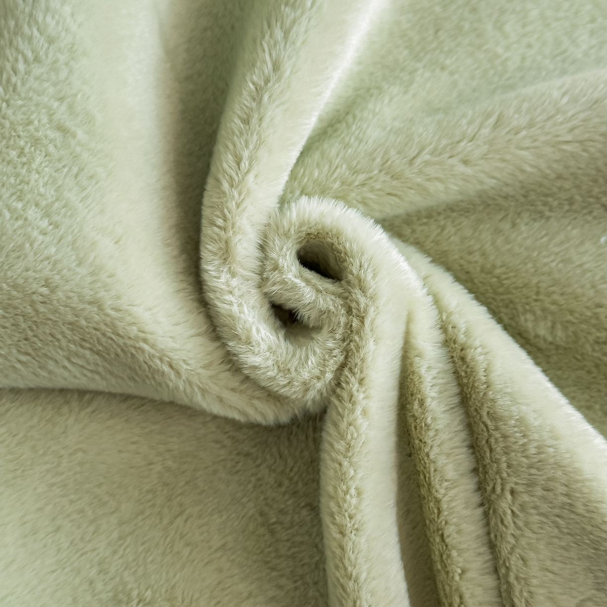 91家纺网 家纺一手货源 找家纺 梓之赫 2025新款A类高密度雪貂绒四件套 玛瑙绿