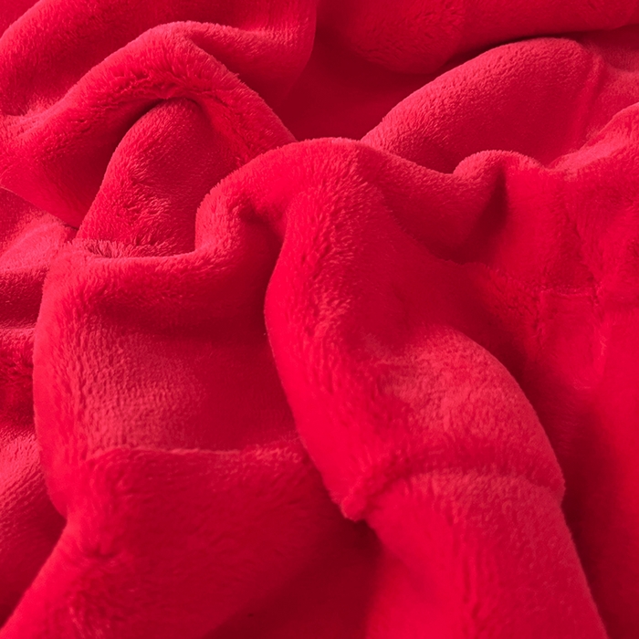 91家纺网 家纺一手货源 找家纺 凯轩毛毯网销专供 2025新款方格精品婚庆云毯毛毯 方格-朱砂红