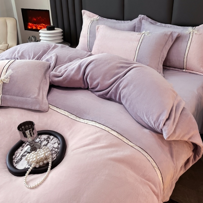 91家纺网 家纺一手货源 找家纺 （总）馨梦缘 2025新款全消光暖阳绒四件套牛奶绒四件套高端四件套（控价不低于268  -288）