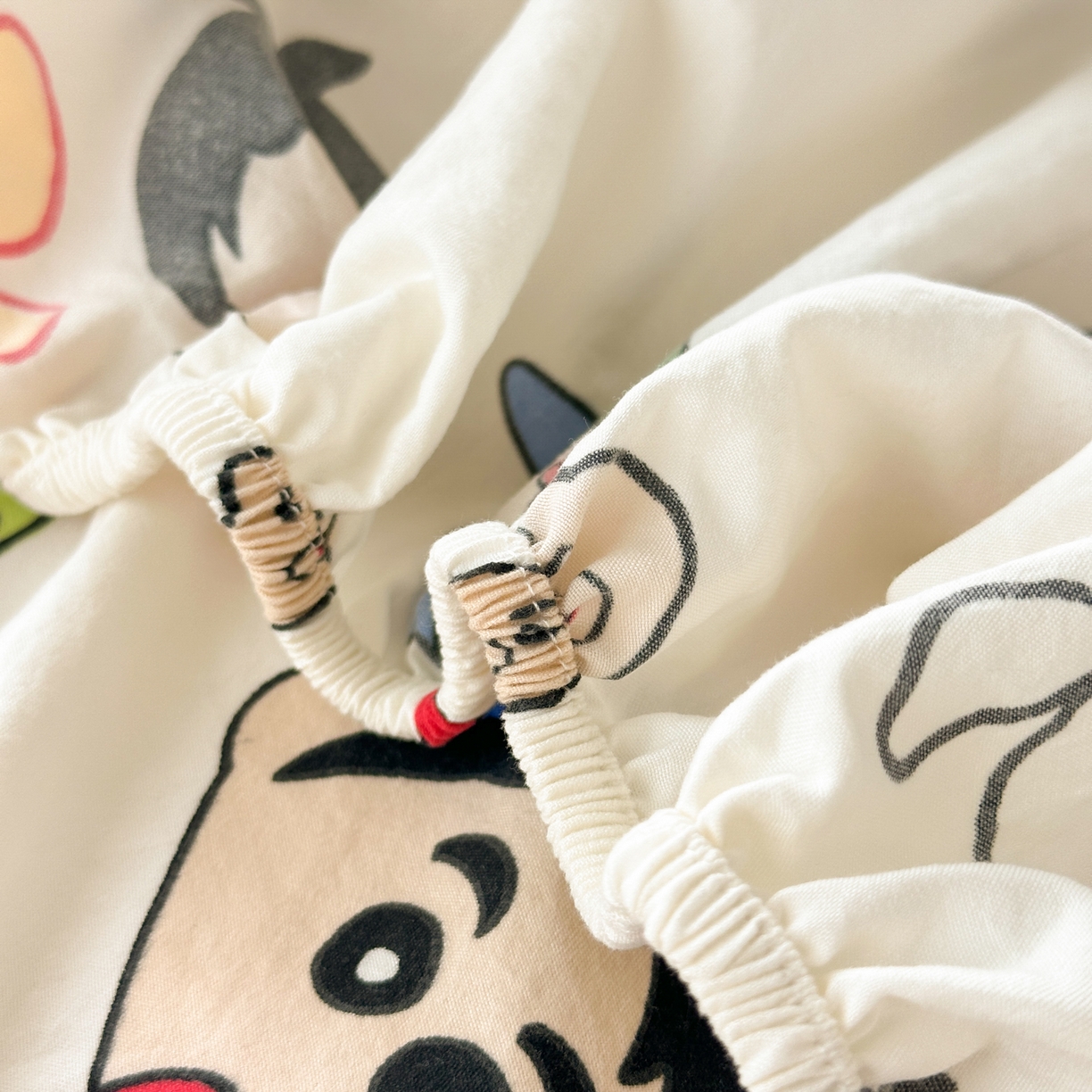 91家纺网 家纺一手货源 找家纺 （总）一霖家纺 2025新款云朵棉小清新印花床笠系列